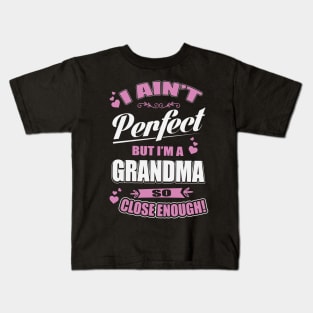 Imperfectly Perfect Grandma Kids T-Shirt